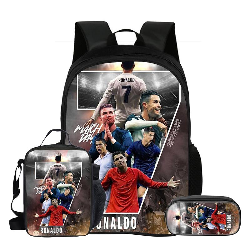 Boys Girls Everyday Backpack Knapsack Football Star Starry Sky Backpack School Tote L-Lamin Yamal Roomy Mochila Rucksack School