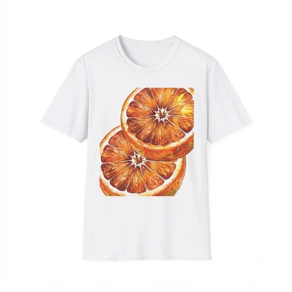 Blood Orange Slice Citrus Frui Gift For Friends White TShirt S