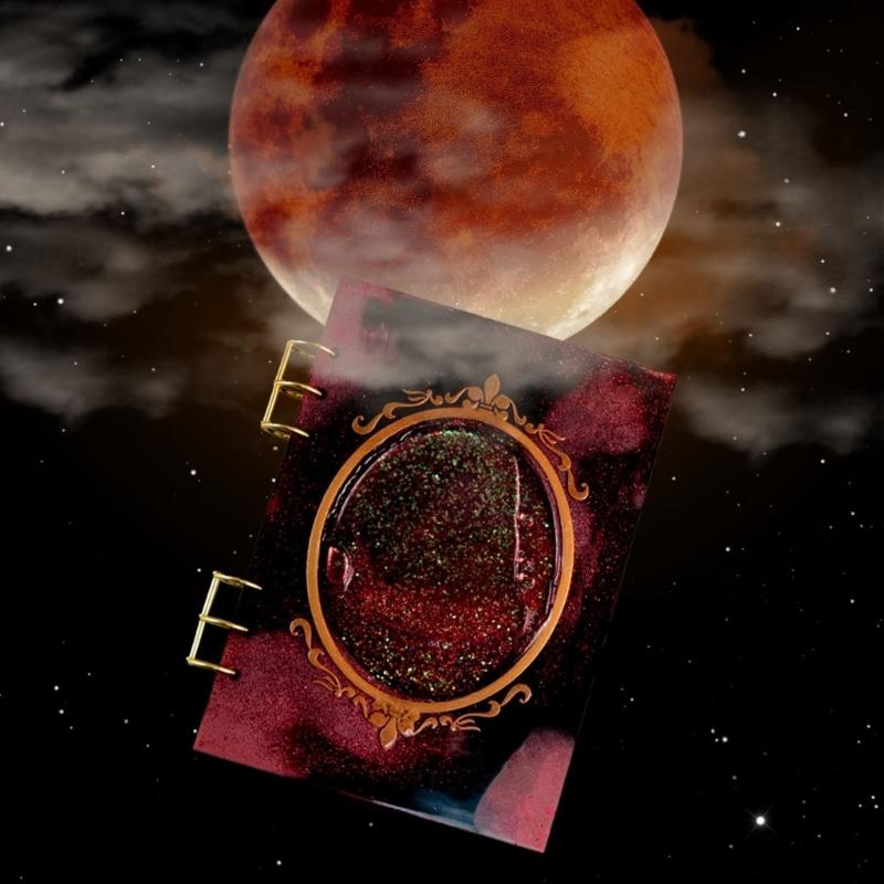 Quicksand Notebook Cover Resin Mold DIY Crystal UV Epoxy Silicone Molds Transparent Book Creative Resin Casting Molds