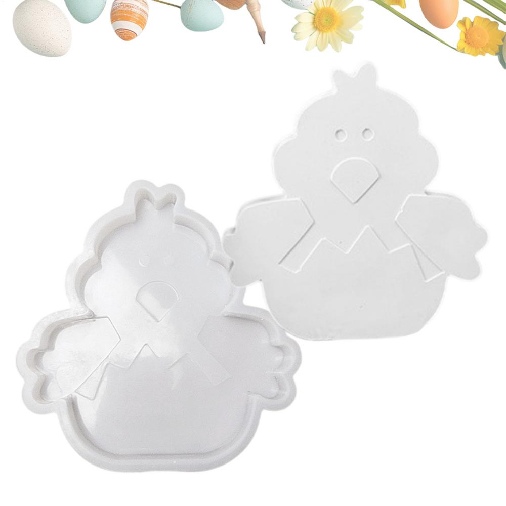 Bunny Silicone Mold Easter Bunny Statue Silicone Mold Children Adults Beginners-Friendly Casting Mould Easy Release For Cake