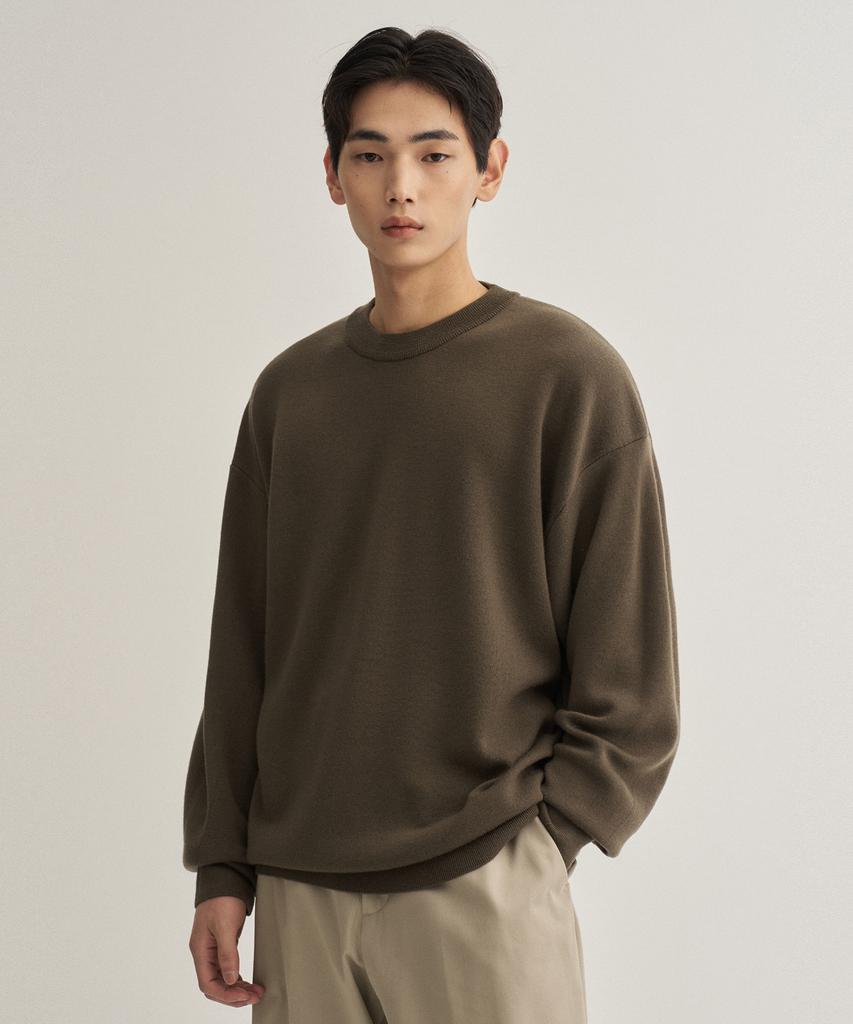 ANOTHER OFFICE Doubleface Sponge Pullover (Clove)