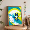 Disney Mickey Surfing Paint By Number Kit Drawing Canvas DIY Picture Home Decor Disney Art Craft For Adult Wall Art Decor Gift Set
