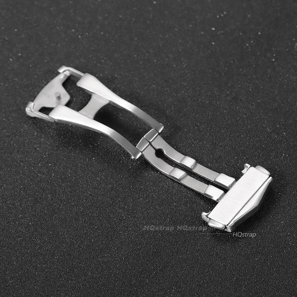 18mm 20mm Stainless Steel Watch Buckle Deployment Clasp Accessories Replacement Buckle for Omega Leather Nylon Watch Strap Clasp