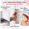 New Multi-purpose Drywall Panel Lifter Portable Drywall Panel Installation Tool Pocket Kicker Drywall Tools Bottle Opener