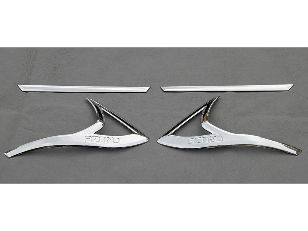 Outai Rear Taillight Cover Decoration for 15-16 Cruze - Bright Frame and Strip