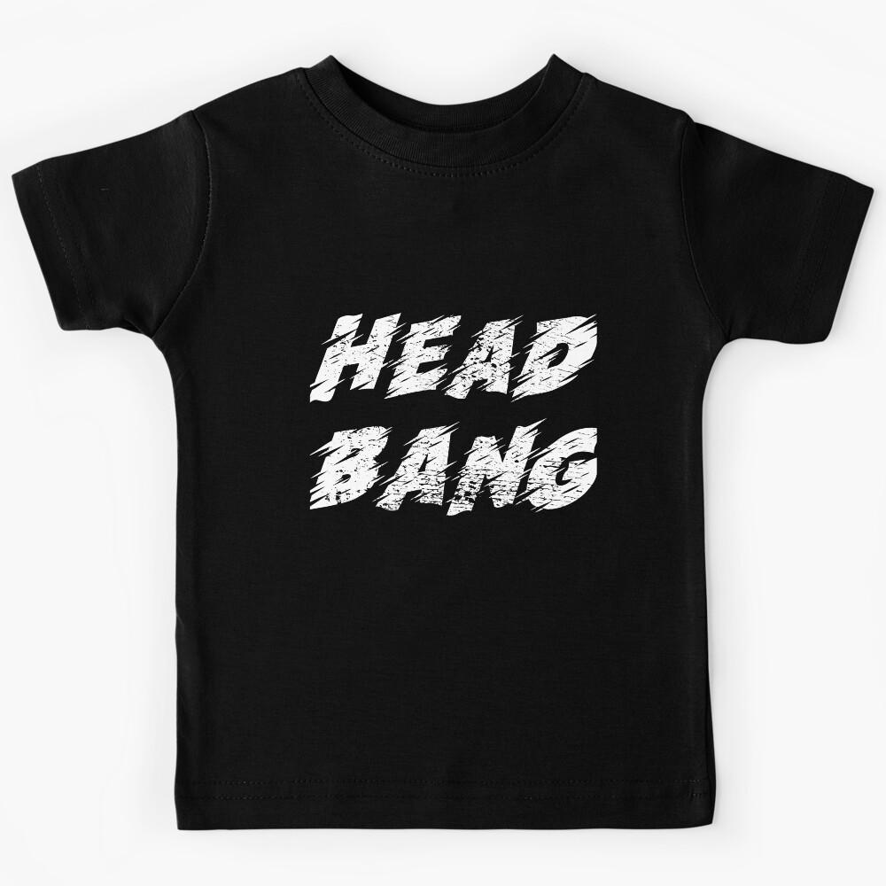 Head Bang Distressed Kids T-Shirt 110