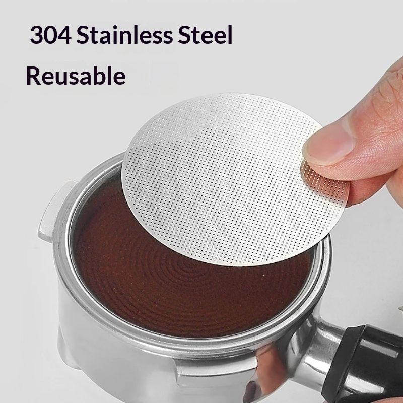 Upgrade Your Breville with Espresso Coffee Puck Screen 0.2mm Reusable Filter Holder