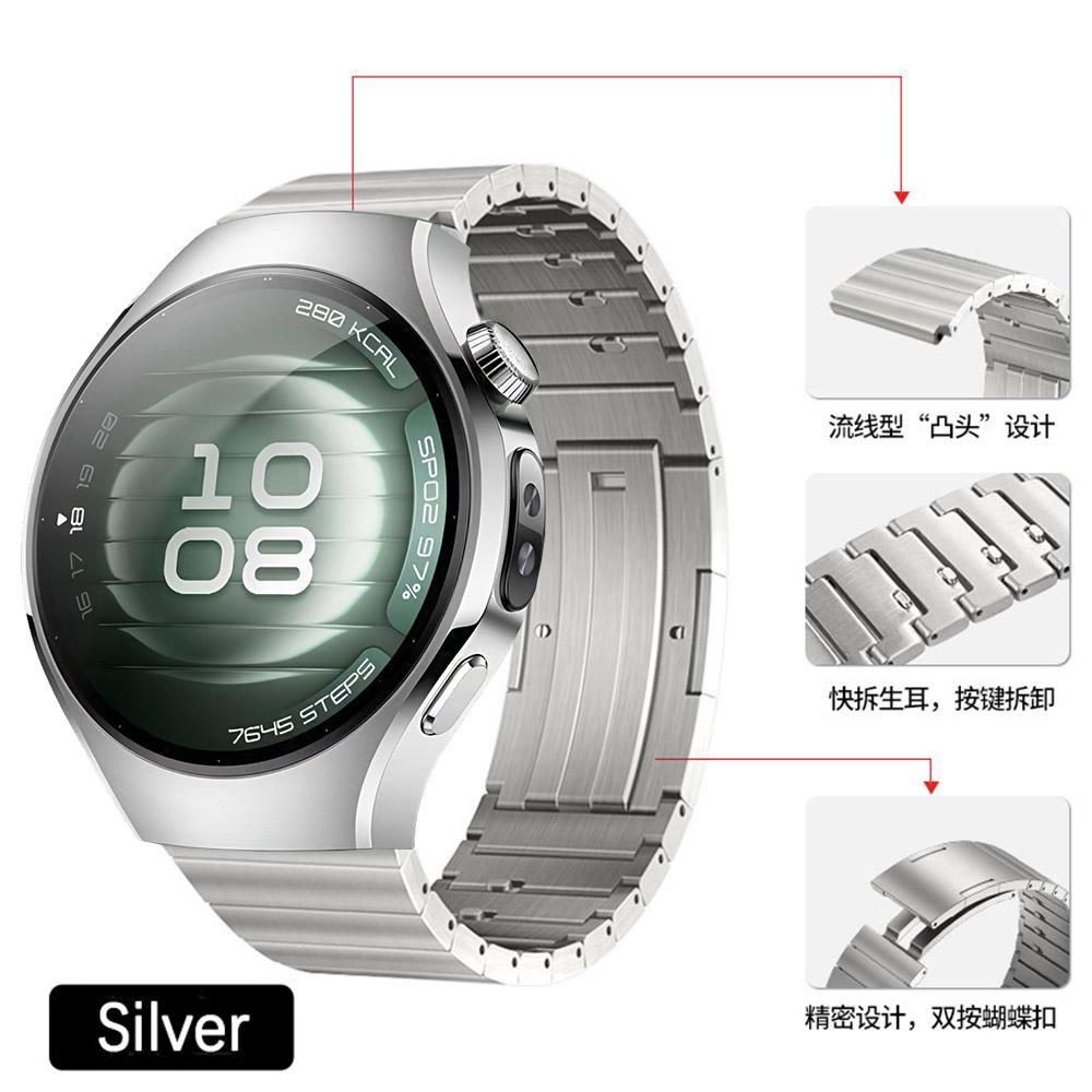 

22mm Titanium Strap for Huawei Watch 5 46mm Quick-release Bracelet Watchband for Huawei Watch GT5 Pro/GT5/GT4 4 3 Pro 46mm Band 22mm Width strap