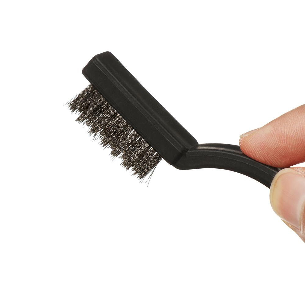 Durable Stainless Steel Car Wire Brush Grill Clean Tool Cleaning Brushes Rust Paint Remove Tool