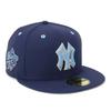 New Era 59FIFTY Cap 70899493 NER35C0089 MLB New York Yankees NY Light Navy Blue Side Patch Under Visor ONSPOTZ Exclusive and Hat 5950 Side Patch