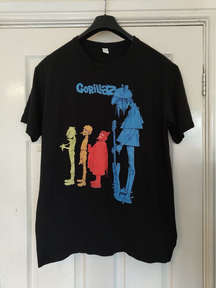 

Черная футболка унисекс Gorillaz Rock The House Ltd Edition S