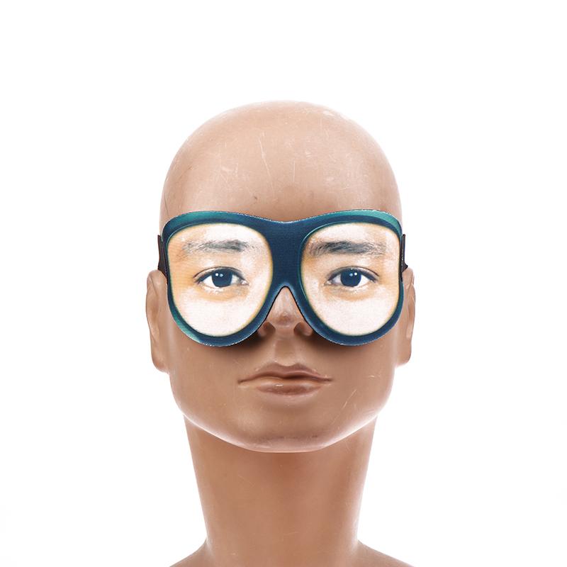 Máscara de Dormir 3D Engraçada de Olhos Abertos Sombra para os Olhos 3D Paródia Estereoscópica Sombra para os Olhos Macia de Viagem Venda Criativa Sombra para os Olhos Auxílio para Dormir