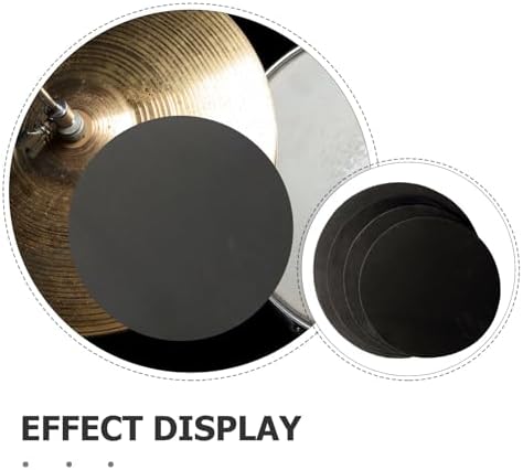 Drum Damping Pads Quiet Drum Practice Pads Impact-Resistant Foam 4 Pack 12-16 Inch Volume Control for Professional & Beginners
