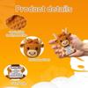 Highland Cow Knitted Doll Cute Alpaca-Like Plush Toy Soft Stuffed Animal Gift
