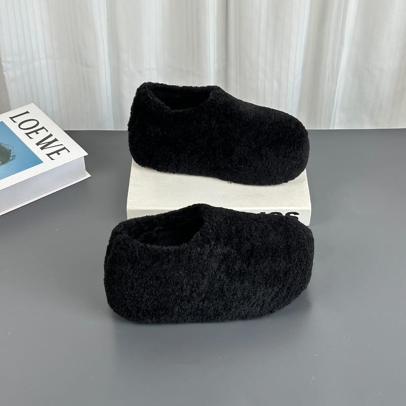 Inner height all-inclusive wool shoes women's winter new trend bear claw cotton shoes with fleece thickened warm snow boots