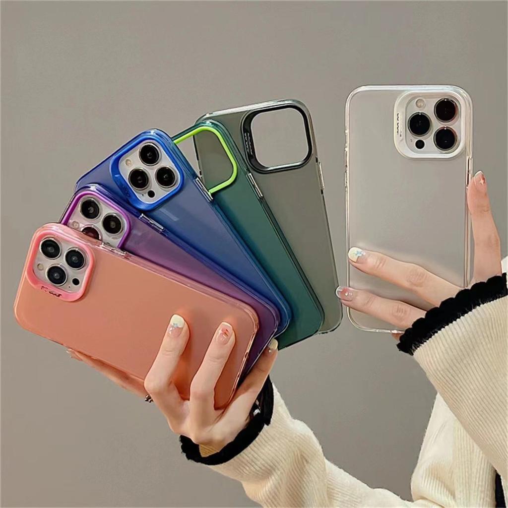 Jednobarevné stříbrné je vhodné pro pouzdro na mobilní telefon Apple IPhone16pro 14/15promax Evropa a Amerika 12/13pro11