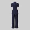 Women's Short-Sleeve Summer Professional Suit Set