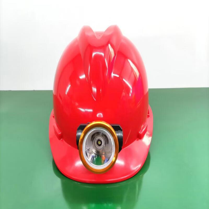 

Rechargeable ABS Safety Helmet with LED Headlamp