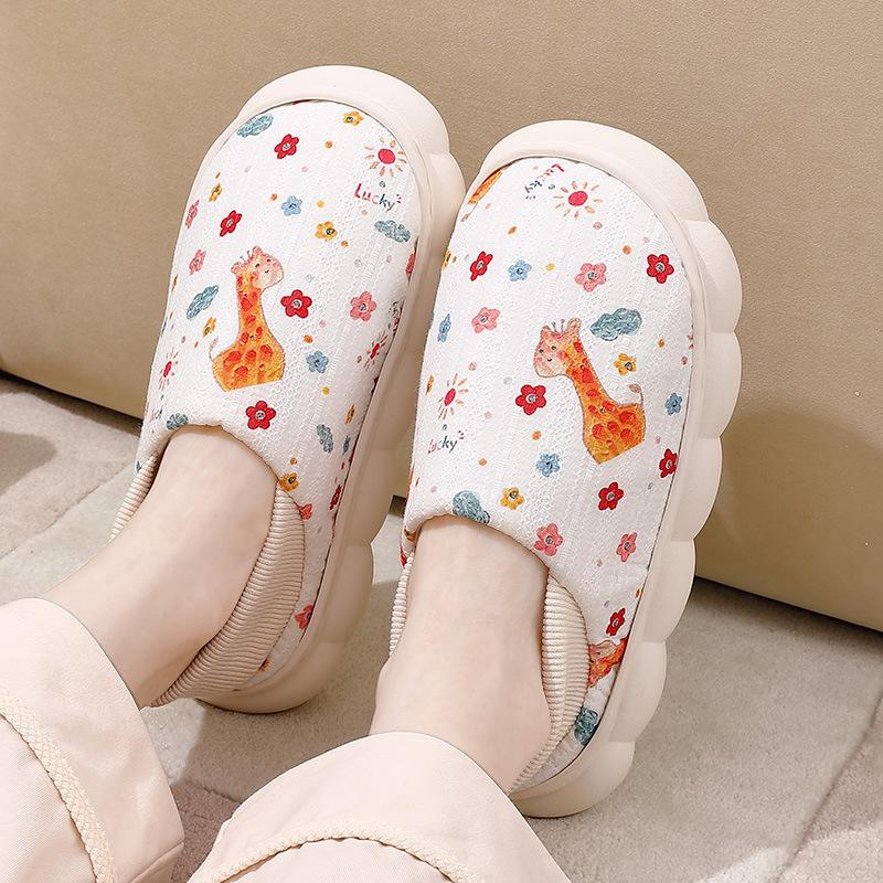 Shoes Spring and Summer Maternity Bag Heel Breathable Postpartum Shoes Soft-soled Indoor Non-slip Thick-soled Slippers for Pregnant Women