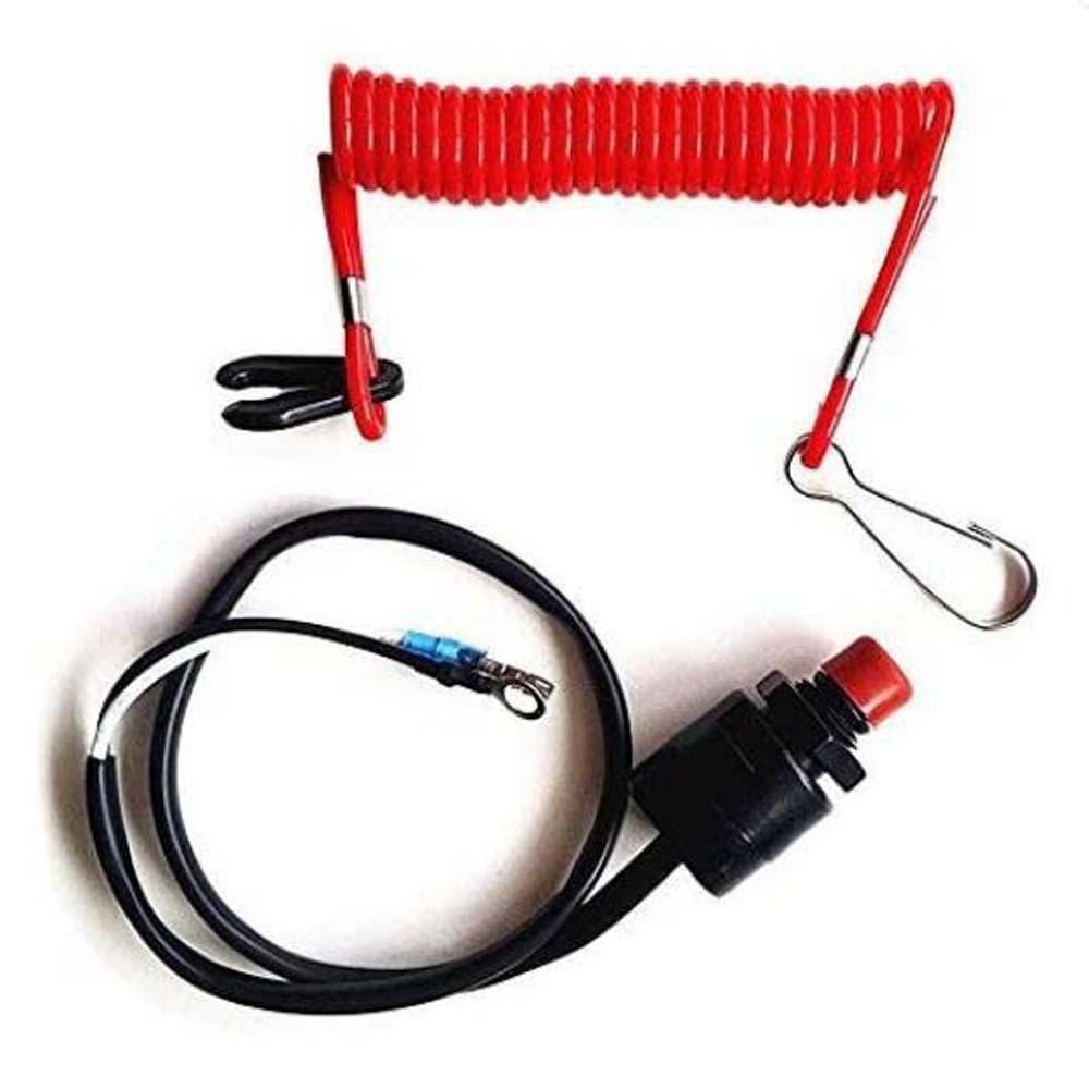 Universal Kill Switch Tether Cord Stretchable Engine Kill Stop Switch Travel