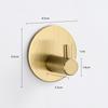 Nijia Nordic No-Punch Stainless Steel Adhesive Hook