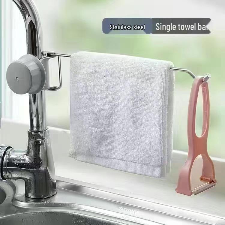 

Punch-Free Kitchen Sink Rack for Sponges, Cutlery & Dishcloths