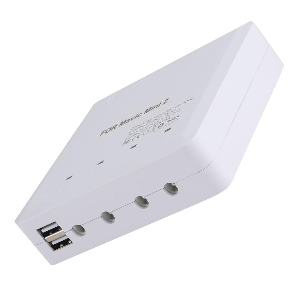 4‑In‑1 Drone Battery Charger USB Port Charging Adapter Device for DJI Mini 2 100‑240VAU Plug