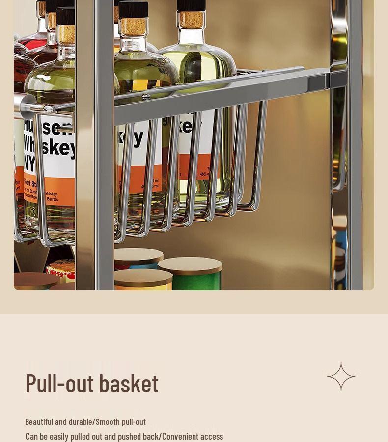 Multi-Layer Trolley Bookshelf with Wheels: Floor-Standing Chinese Style Snack and Sundry Storage Cabinet for Living Room