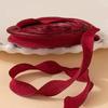 1Roll DIY Craft Gift Box Wrapping Ribbons 1CM Flower Envelopes Ribbons New Wrinkle Ribbons