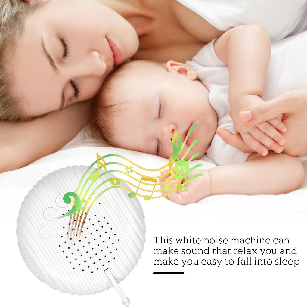 White Noise Machine Automatic Shutdown Timer Speaker Portable Pocket Bedroom Baby Room Sound Player Sleep Aids Accessories