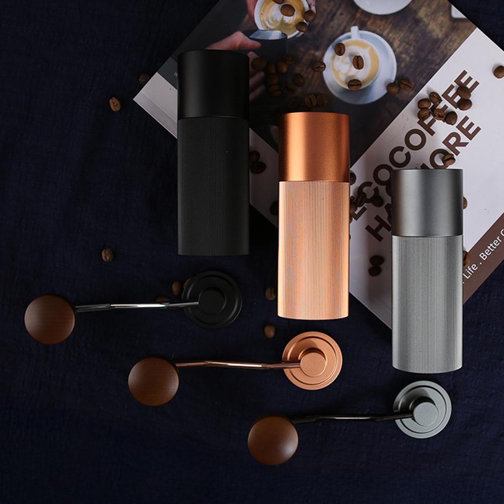 Hand Coffee Grinder Stainless Steel Burr Manual Coffee Bean Mill Travel Office Use For Coffee Enthusiasts Home Baristas