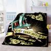 Tattoo Studio Personalized Text Blanket Throw Customizable Blanket Comfortable Great for Living Room Office Chair Chair Nap Four Seasons Universal