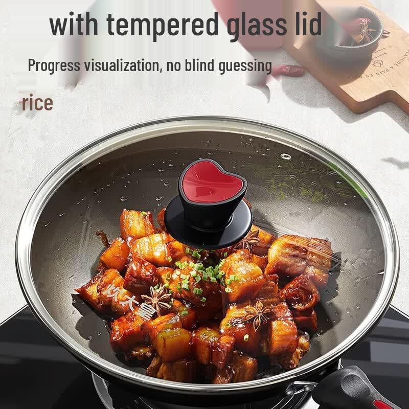 COOKER KING Non-Stick Smokeless Wok