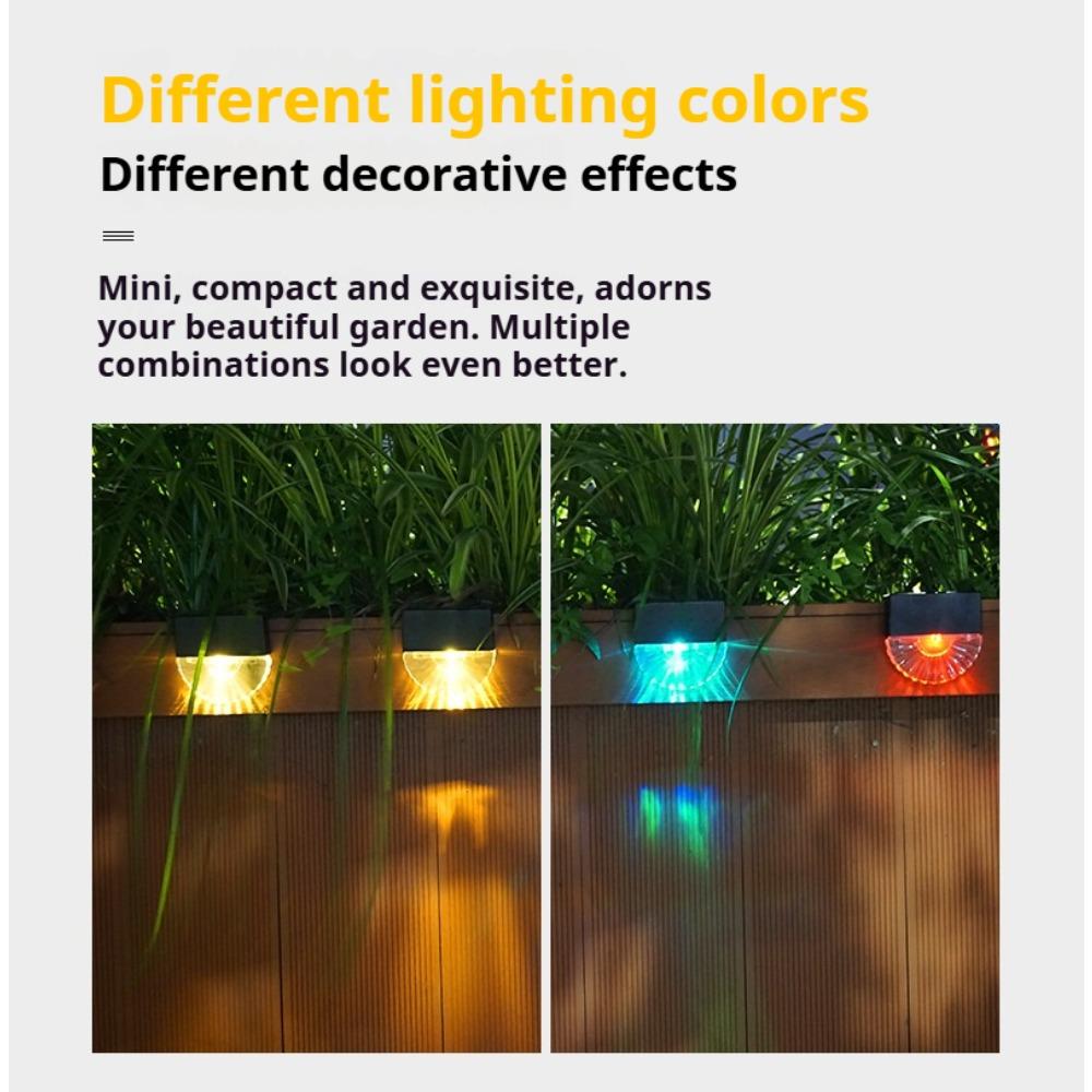 Solar Wall Lamp Outdoor Waterproof Solar Powered Light UP and Down Illuminate Home Garden Yard Decoration Outside Sunlights