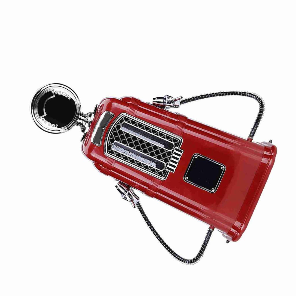 1000cc Dubbla Pistoler Vin Dryck Pump Sprit Alkohol Öl Dispenser Bartillbehör Röd