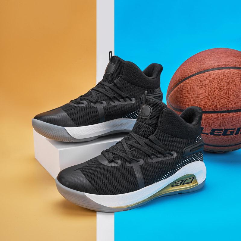 

Мужские и женские баскетбольные кроссовки для внешней торговли, высокие, сетчатые, модные, для отдыха, спортивные тренировочные кроссовки, ботинки больших размеров, производитель 44