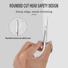 Complete Stainless Steel Nail Clippers Set with 7 Pieces for Finger & Toe Pedicure Portable Durable Wide Jaw Opening