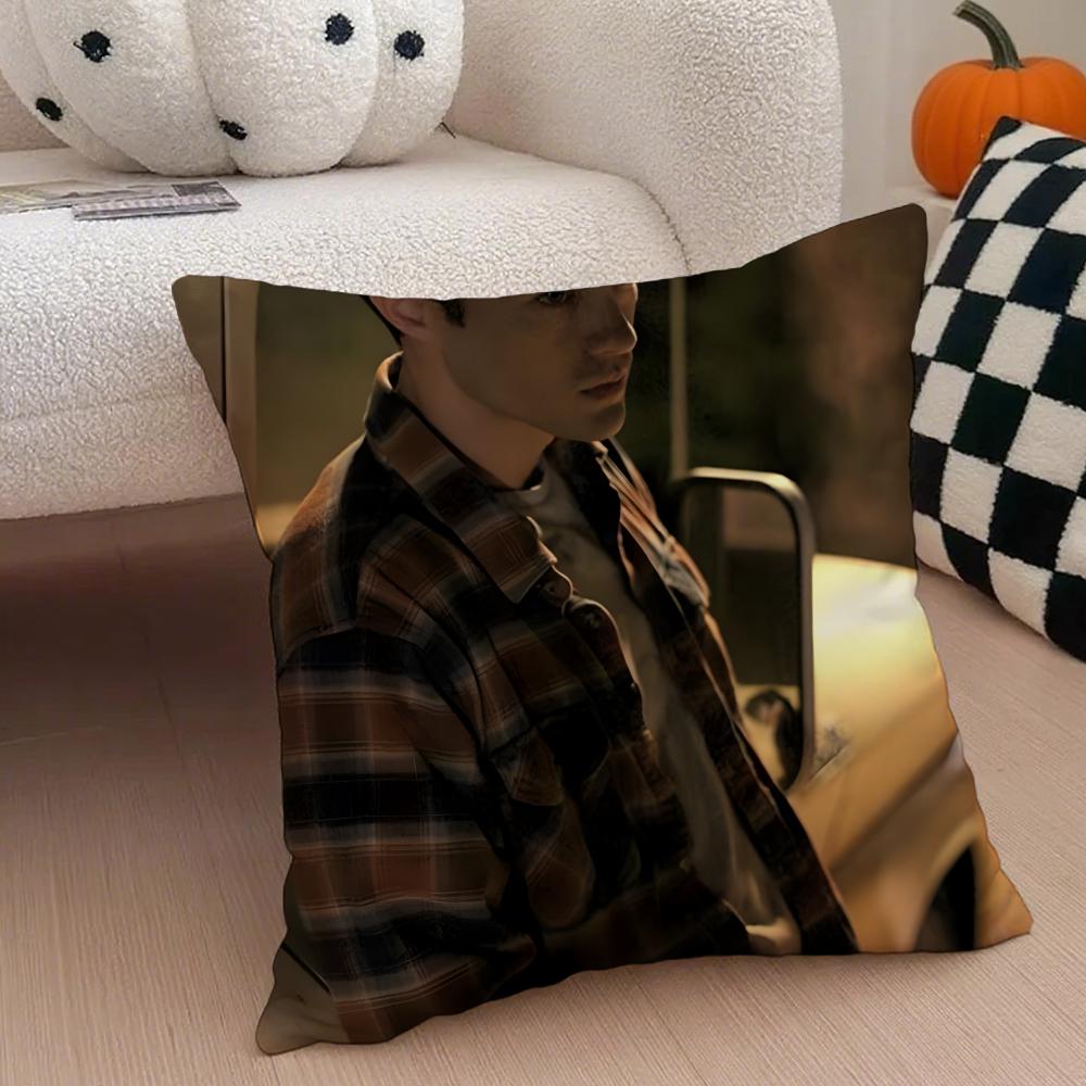 PPaxton HallYoshida Cushion Cover Throw Pillow Cover Hidden Button Durable Polyester Chair Cushion
