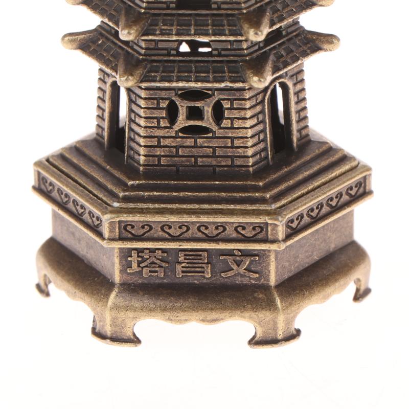 1 Piece Indoor Aromatherapy Home Ornament Square Vertical Incense Burner Small Xiangyun Alloy Incense Holder