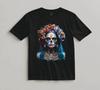 Mens Day of the Dead Shirt Black Tee Skeleton Skull Woman Mexican Art Catrina