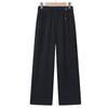 Pantalones Casuales de Pierna Recta con Cintura Elástica para Mujer