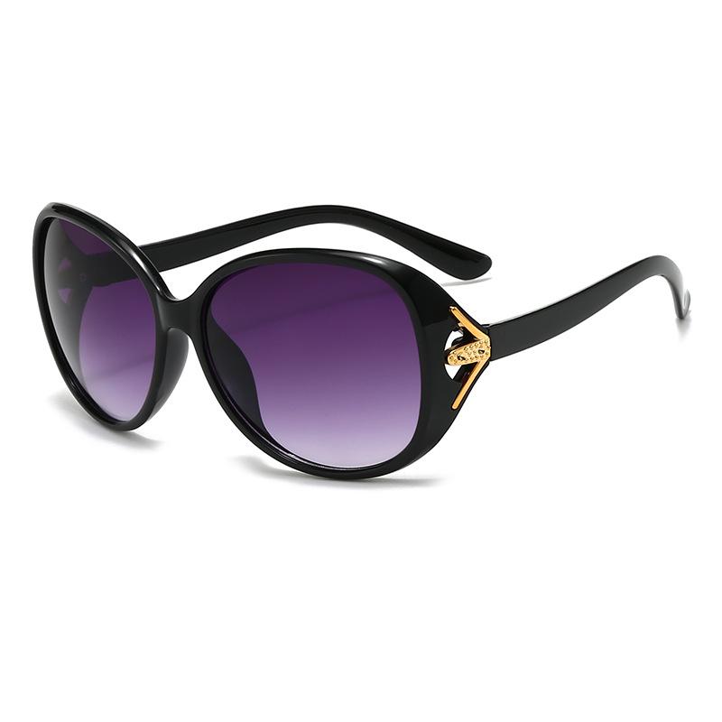 Sunglasses Women Running Rivers And Lakes Big Frame Thin Versatile Sunglasses Uv Protection Sunshade Retro Classic
