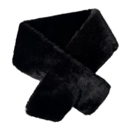 Soft Imitation Mink Fur Scarf Women Scarf, Thickened Plush Neck Faux Warmer Warmer, Cold Weather Elegant Shawl Wrap Accessory for Winter Luxury