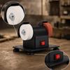 Mini Knife And Scissor Sharpener With Protective Cover; Versatile Dual-Wheel Electric Sharpener (220V).
