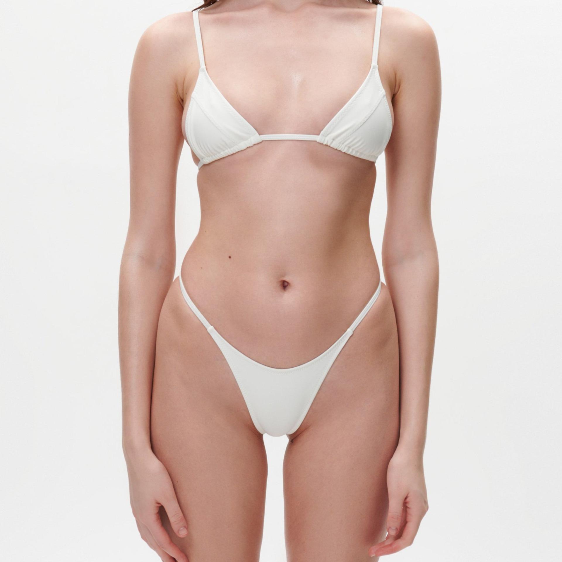 

Лето 2025 Разноцветный Сексуальный Раздельный Бикини M слоновая кость