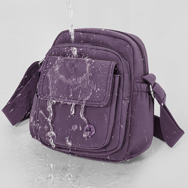 Lightweight Messenger Bag Women's Multi-Pocket Shoulder Bag Travel Mobile Phone Bag