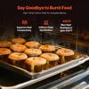 Baking Pan Set 3-Piece Nonstick Carbon Steel Set with Silicone Handles