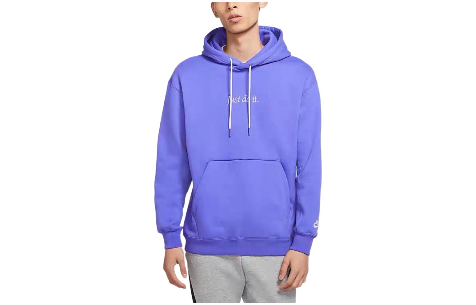 Nike Sweatshirts Men s Purple Hooded Moderate Regular CI9407-554 XL