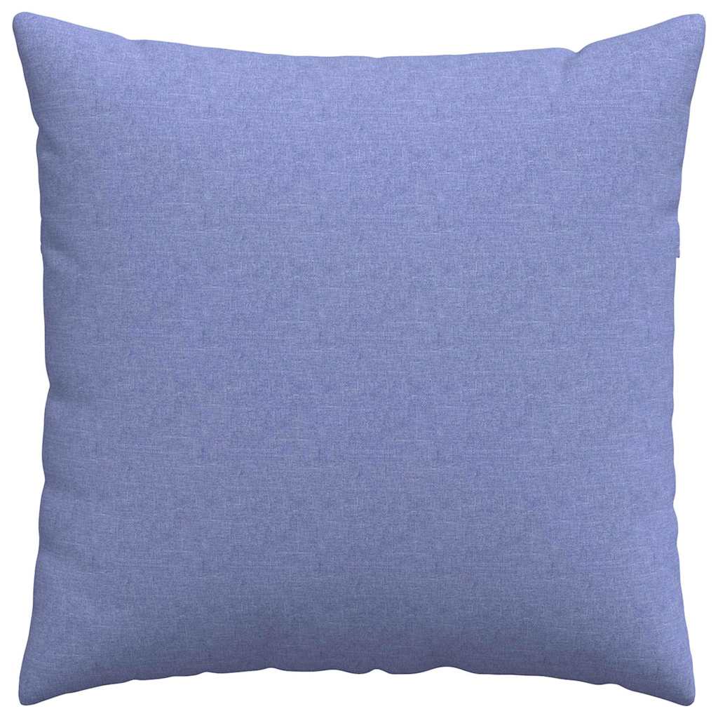 Sofa Cushions 2 Pcs Denim Blue 60 X 60 Cm Fabric