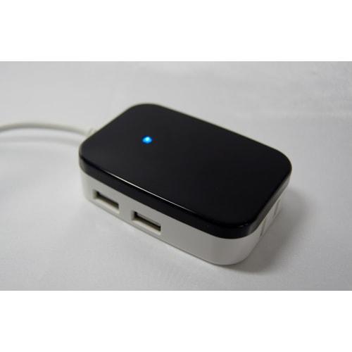 Meltec Car Inverter Mobile Tap 2way (USB & Outlet) DC12V 1 Outlet 30W 2 USB Outlets 2.1A Black Meltec MTU-30K